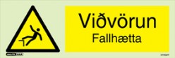Merki Viðvörun Fallhætta 10x30
