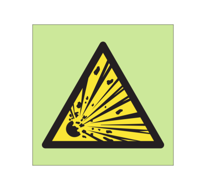 Miði Sprengihætta 30x30