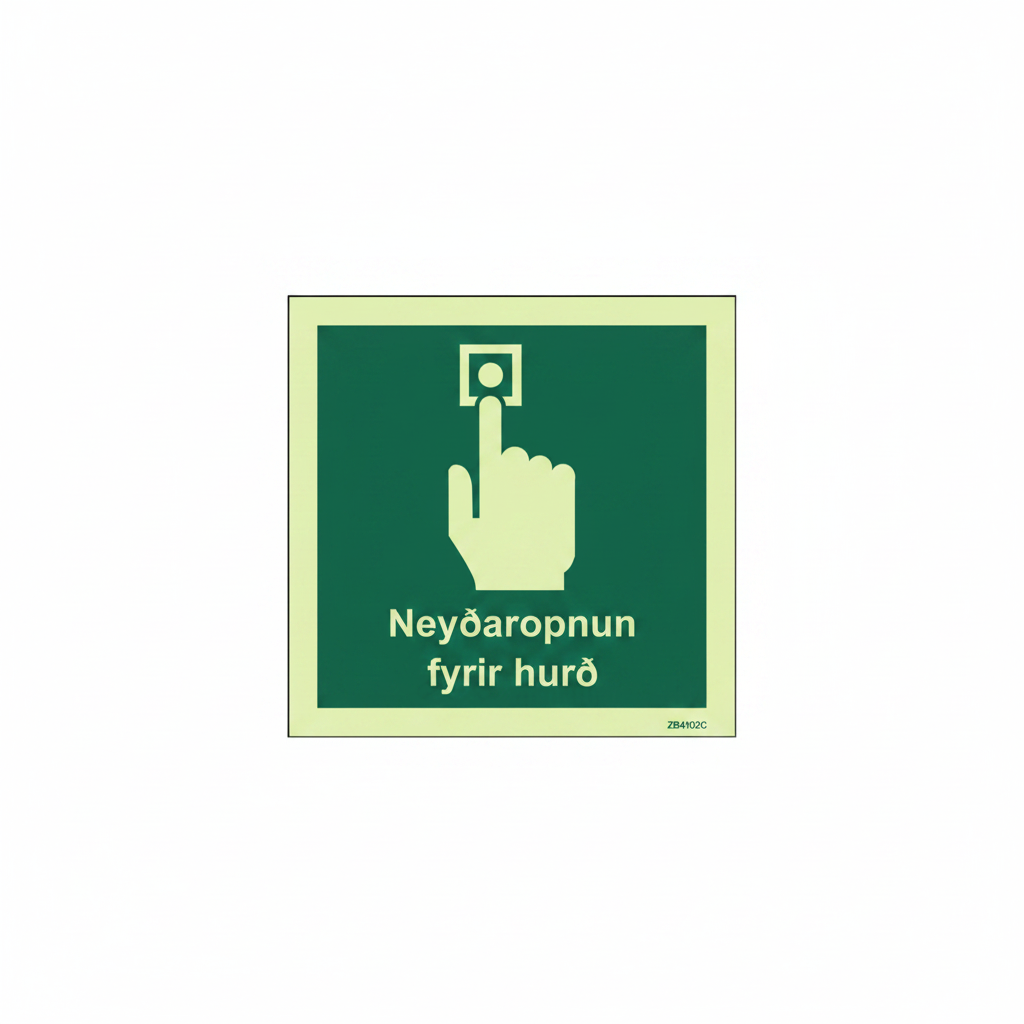 Neyðaropnun fyrir hurð