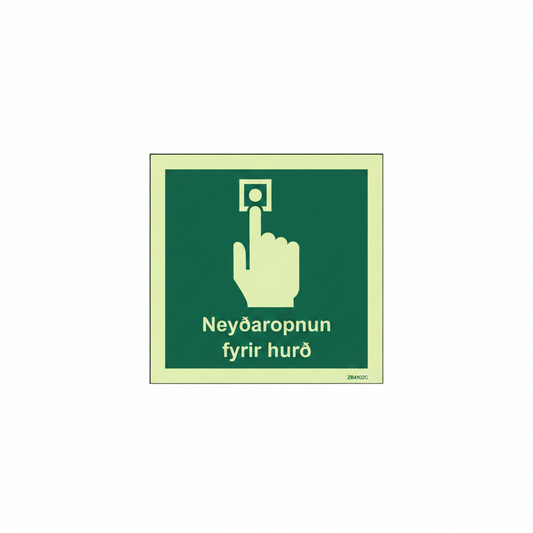 Neyðaropnun fyrir hurð