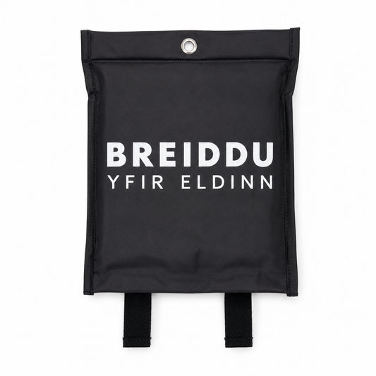 Eldvarnateppi BREIDDU YFIR ELDINN (Hástafir)