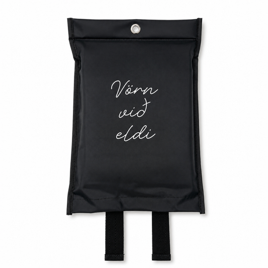Eldvarnateppi Vörn við eldi svart