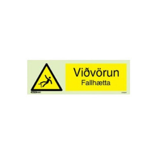 Merki Viðvörun Fallhætta 10x30
