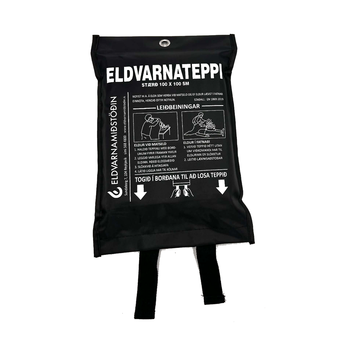Eldvarnateppi BREIDDU YFIR ELDINN (PRENT)